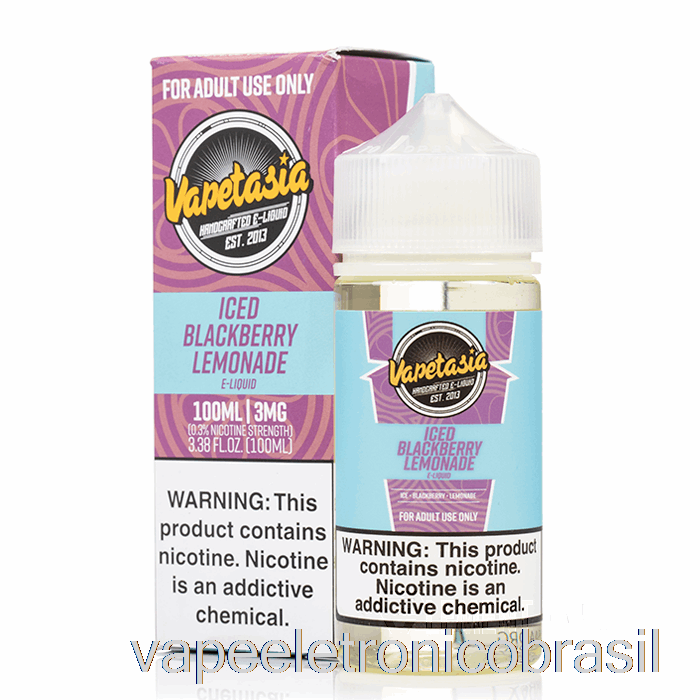 Vape Recarregável Limonada Gelada De Amora - Vapetasia - 100ml 0mg